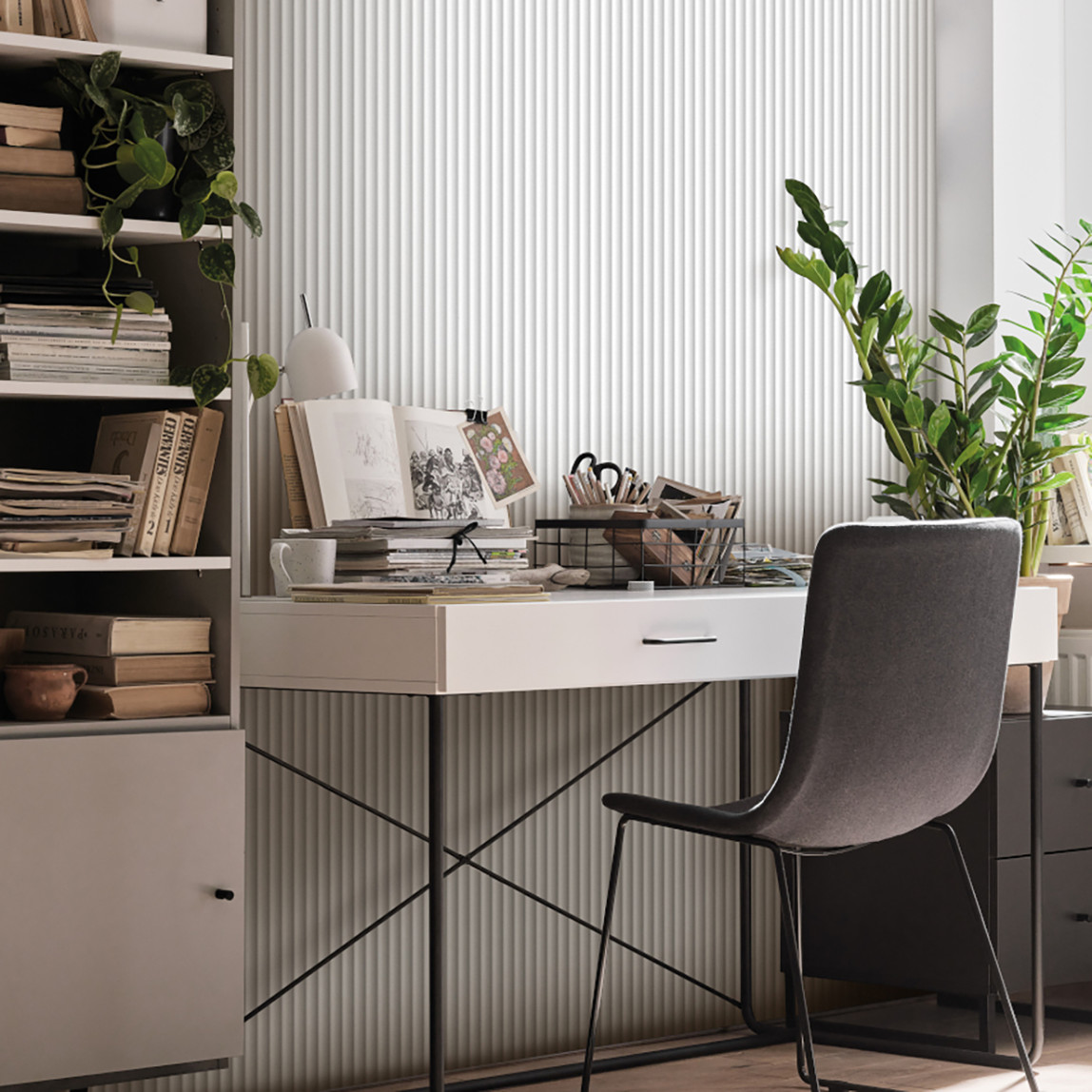    Vilo Linerio XS-Line Wave Beyaz Dekoratif Duvar Paneli 