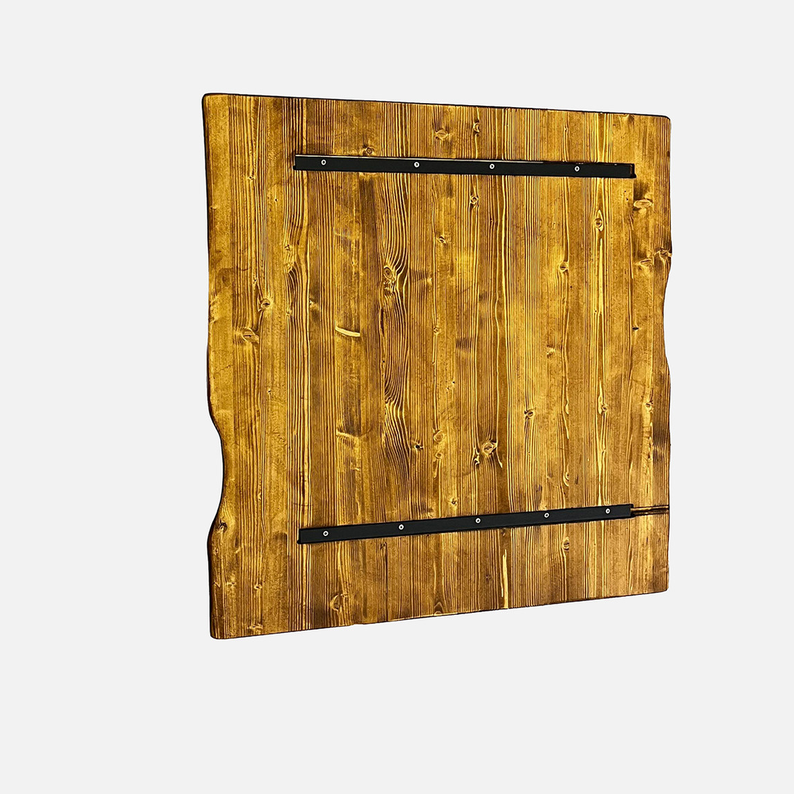    Kenarı Radiuslu Ladin Eskitme Masa Tablası 