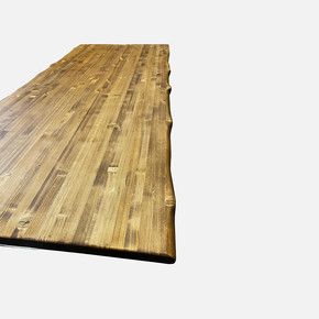 Kenarı Radiuslu Ladin Eskitme Masa Tablası