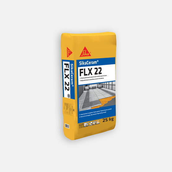 SikaCeram FLX 22 25 Kg Çimento Esaslı Esnek Seramik Yapıştırıcı Gri