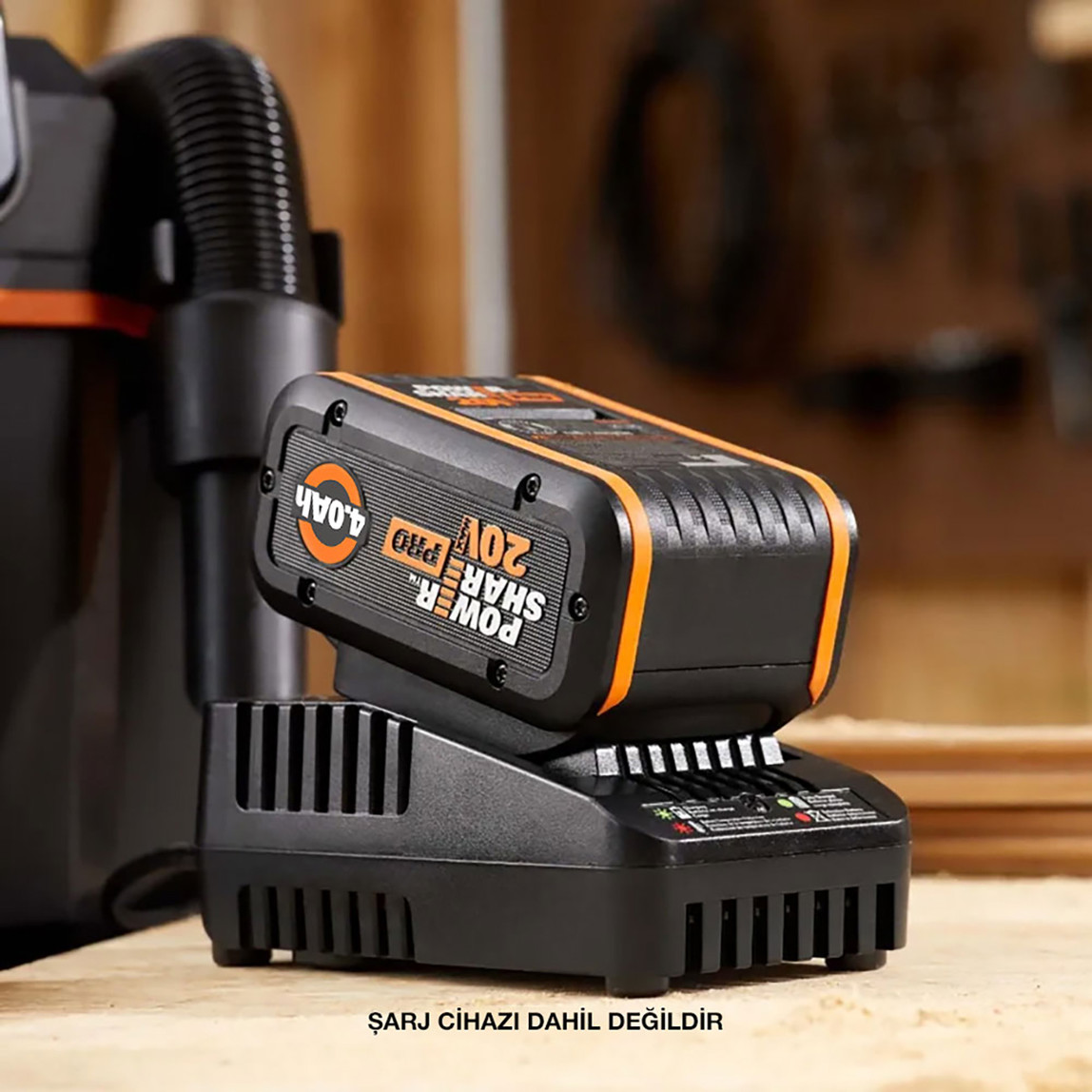    Worx WA3644 20Volt 4.0Ah. Li-ion PowerShare Pro Yedek Akü 