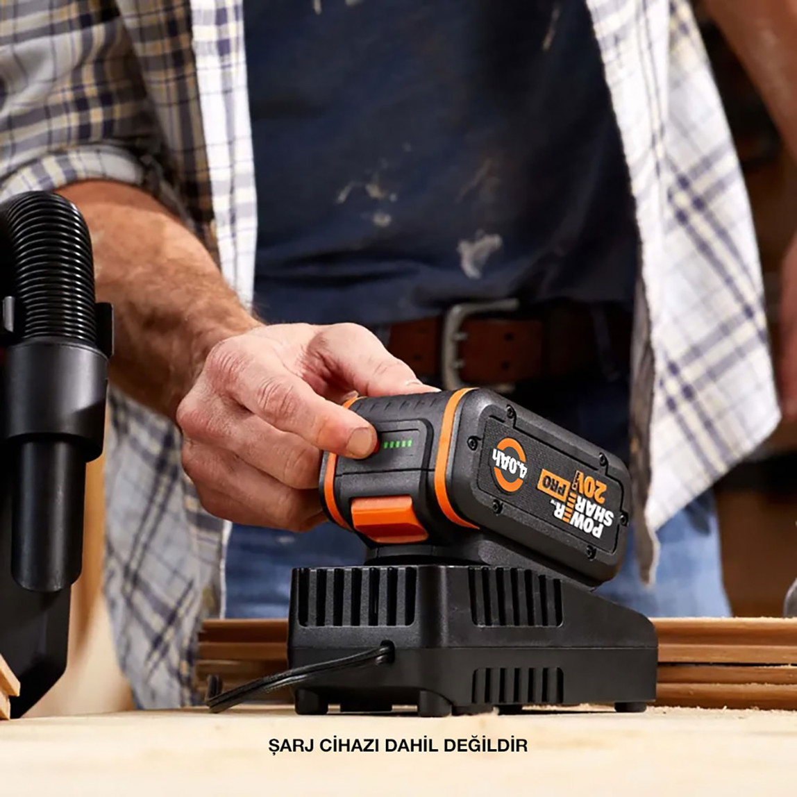    Worx WA3644 20Volt 4.0Ah. Li-ion PowerShare Pro Yedek Akü 