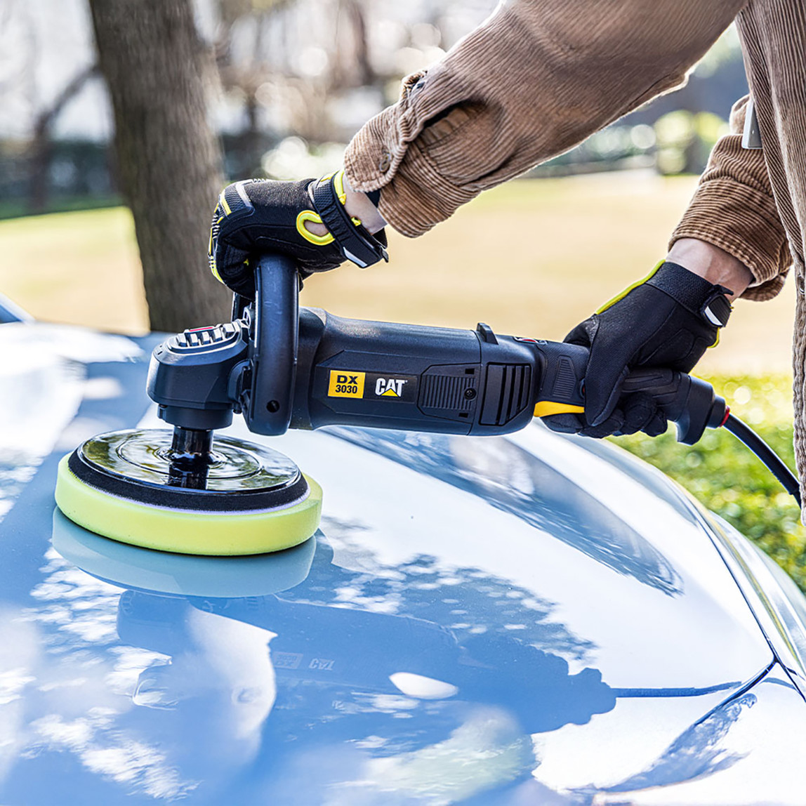    Cat DX3030 1450Watt 180MM Devir Ayarlı Profesyonel Polisaj Makinesi 