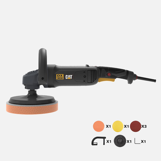 Cat DX3030 1450Watt 180MM Devir Ayarlı Profesyonel Polisaj Makinesi