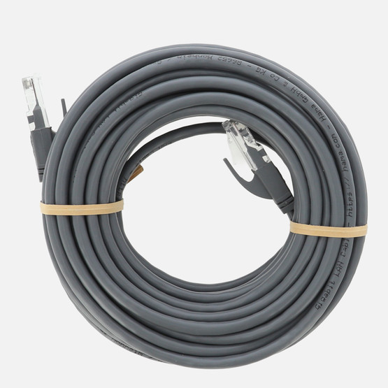 Hama HM.200665 CAT 5E U/UTP 10M RJ45 Ağ Kablosu Gri