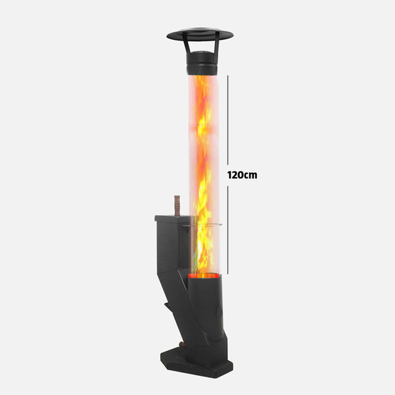 Grill Cup Pelet Sobası 120 cm