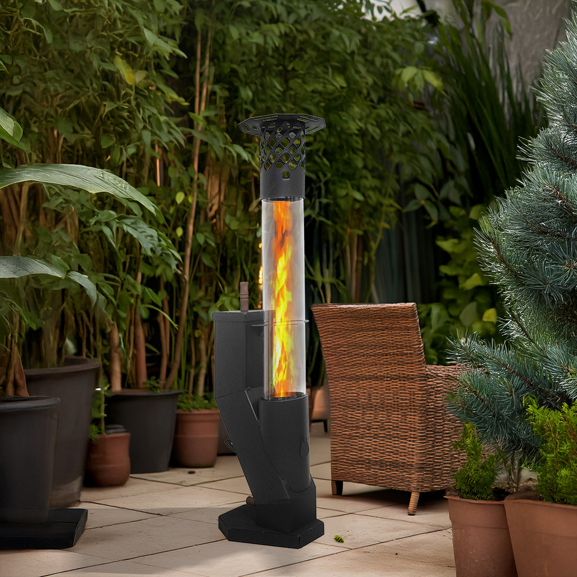    Grill Cup Pelet Sobası 50 cm 