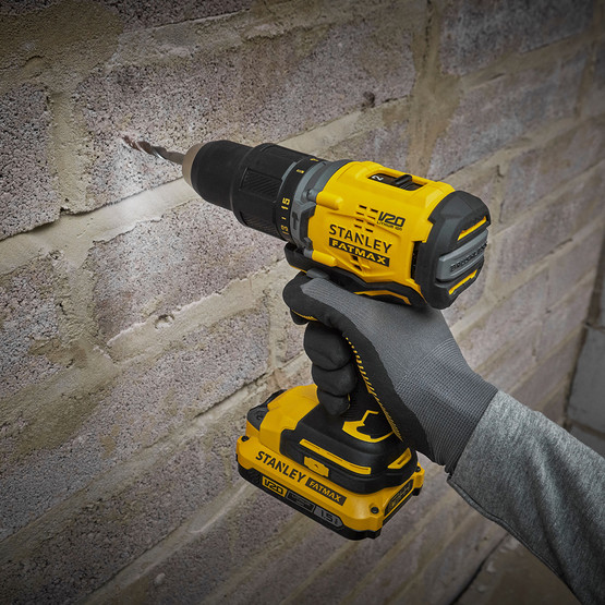 Stanley Fatmax SBD715B-TR V20 18V Solo Kömürsüz Darbeli Matkap (Akü ve Şarj Cihazı Dahil Değildir.)