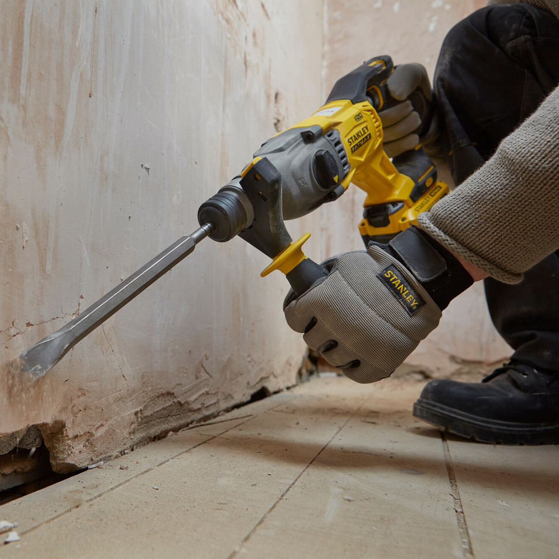    Stanley Fatmax SFMCH900B-XJ V20 18V Kömürsüz Kırıcı-Delici (Solo)(Akü ve Şarj Cihazı Dahil Değildir.) 