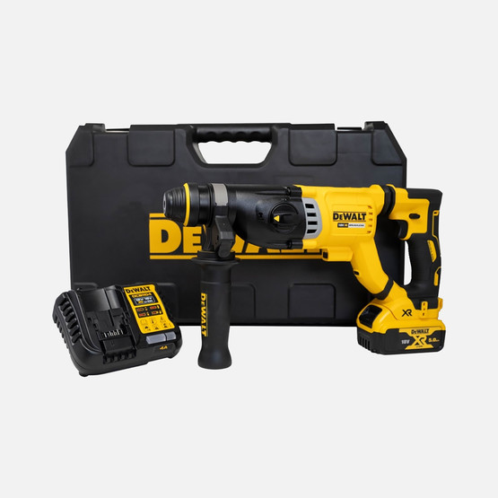 Dewalt DCH263P1 SDS-Plus 18V 5Ah Lityum-iyon Akülü Darbeli Kırıcı-Delici Matkap