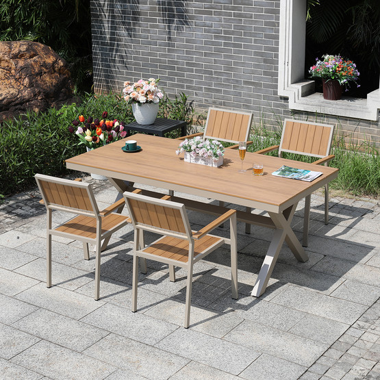 Sunfun Polywood Aluminyum Masa 