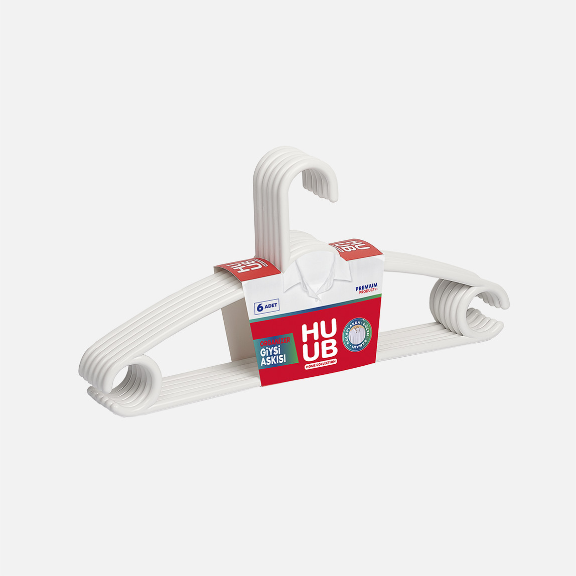    Huub 6'lı Organizer Giysi Askısı 