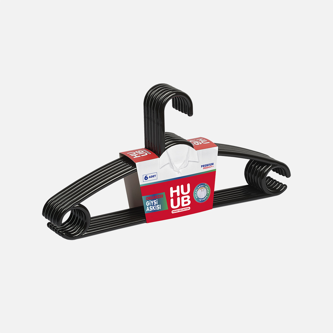    Huub 6'lı Organizer Giysi Askısı 