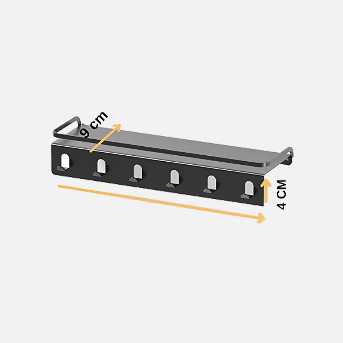    Tekno-tel Duvara Monte Kancalı Çok Amaçlı Metal Raf 