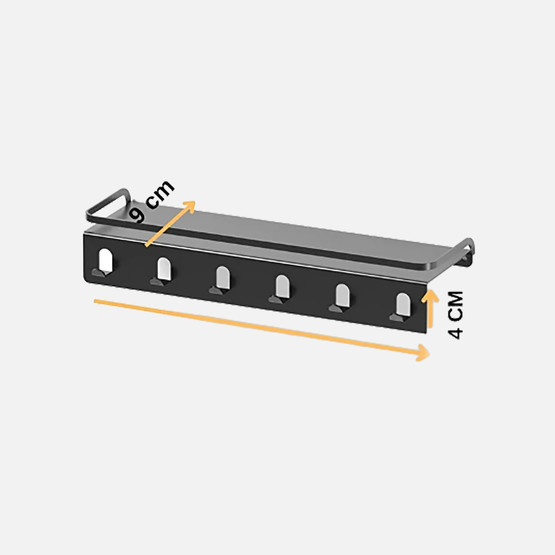 Tekno-tel Duvara Monte Kancalı Çok Amaçlı Metal Raf