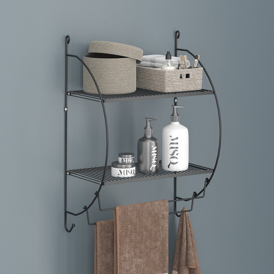 Tekno-tel Duvar Rafı Siyah