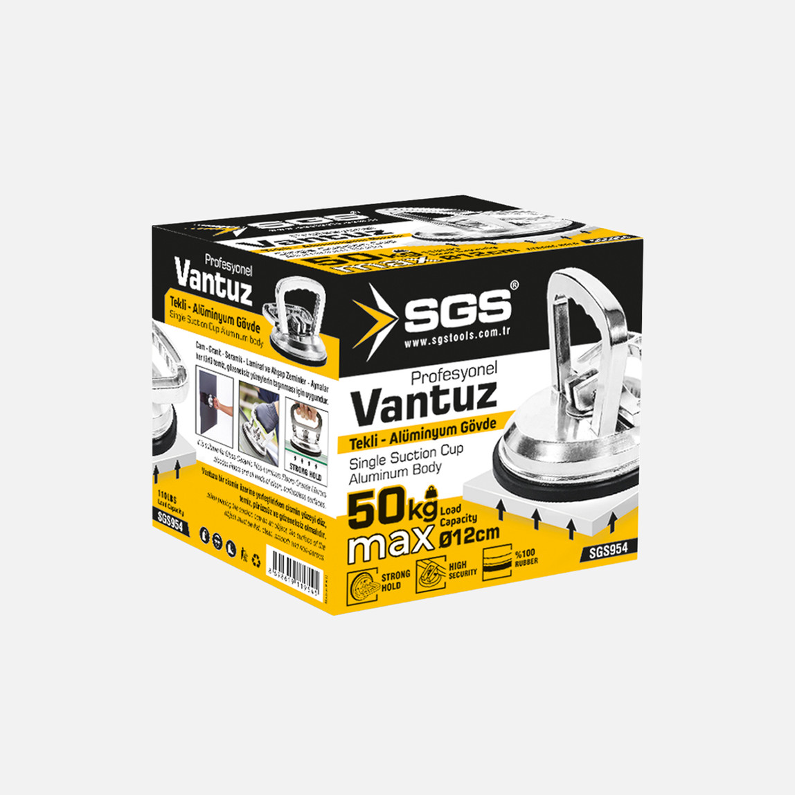   Sgs SGS954 Tekli Alüminyum Vantuz 