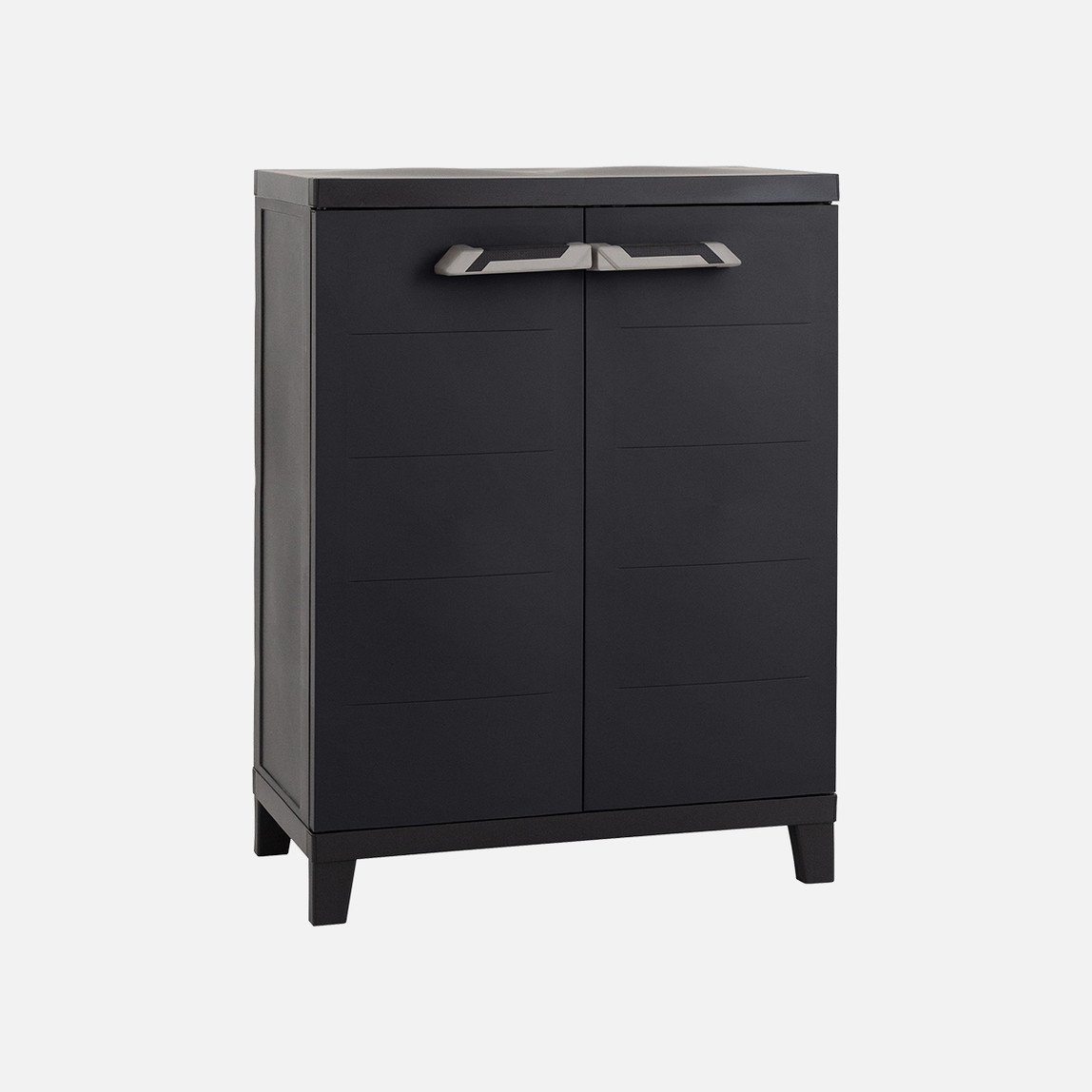    Prime Tek Raflı Plastik Dolap Koyu Antrasit 