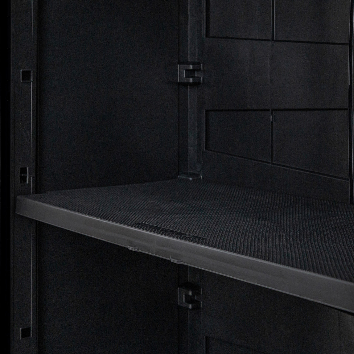    Toomax Prime Tek Raflı Plastik Dolap Koyu Antrasit 