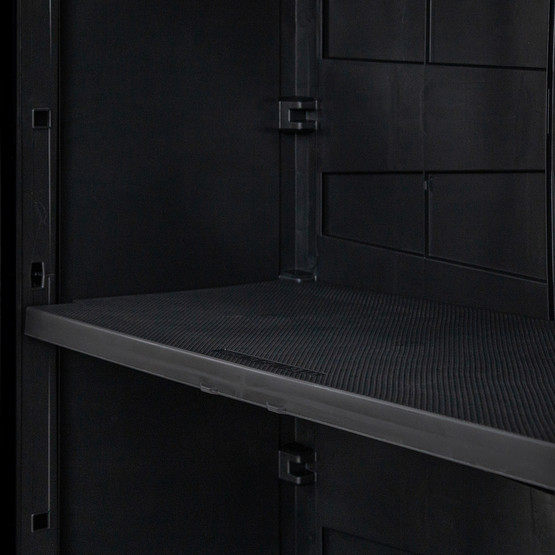 Toomax Prime Tek Raflı Plastik Dolap Koyu Antrasit