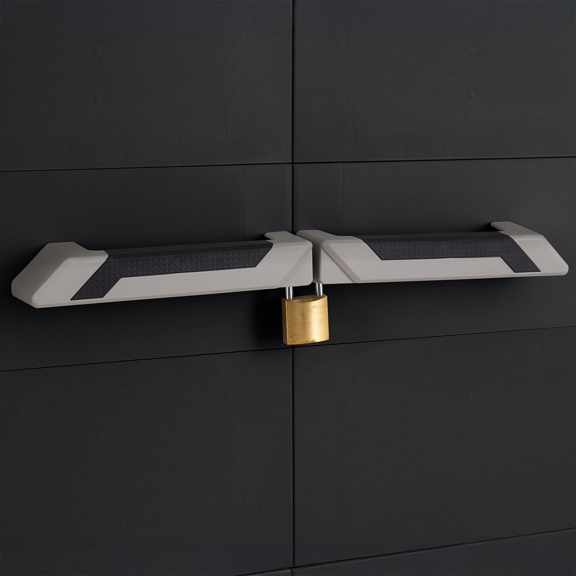    Prime 3 Raflı Plastik Dolap Koyu Antrasit 