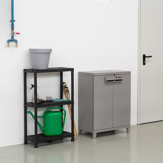 Toomax Smart Tek Raflı Plastik Dolap Gri