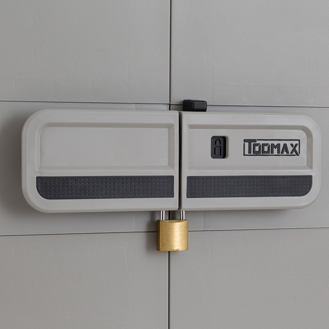    Toomax Smart 3 Raflı ve Uzun Bölmeli Plastik Dolap Gri 