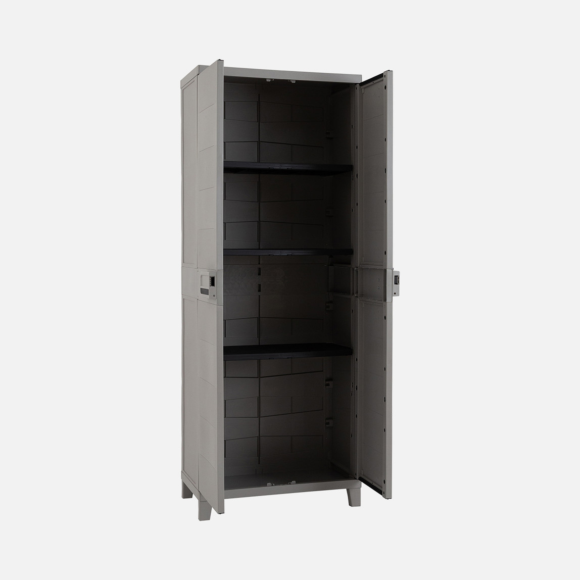    Toomax Smart 3 Raflı Plastik Dolap Gri 