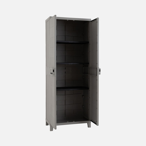 Toomax Smart 3 Raflı Plastik Dolap Gri