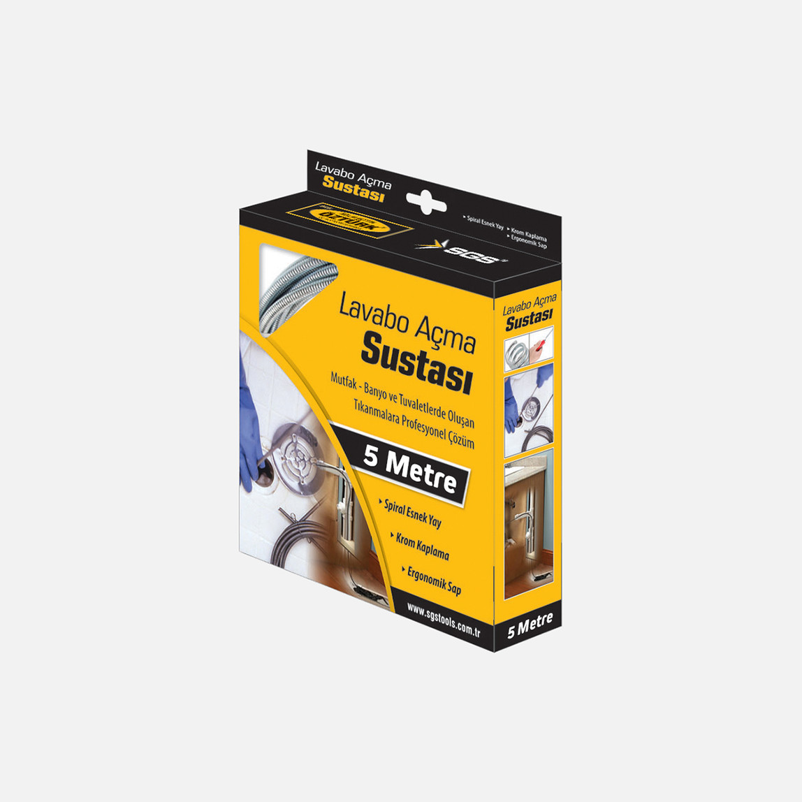    Sgs 972 Lavabo Açma Sustası 5 metre 