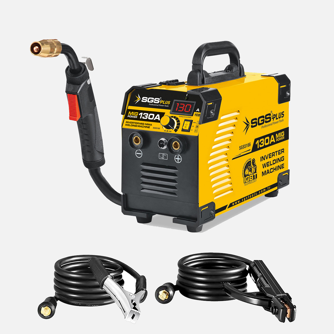    Sgs Sgs5166 130A  İnvertör Gazsız Gazaltı Kaynak Makinesi 