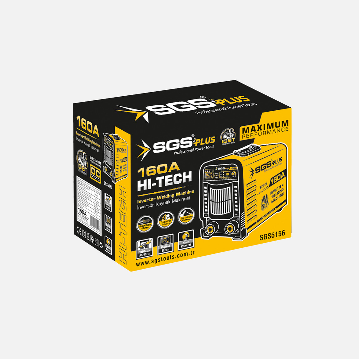    Sgs Sgs5156 160A  İnvertör Kaynak Makinesi 