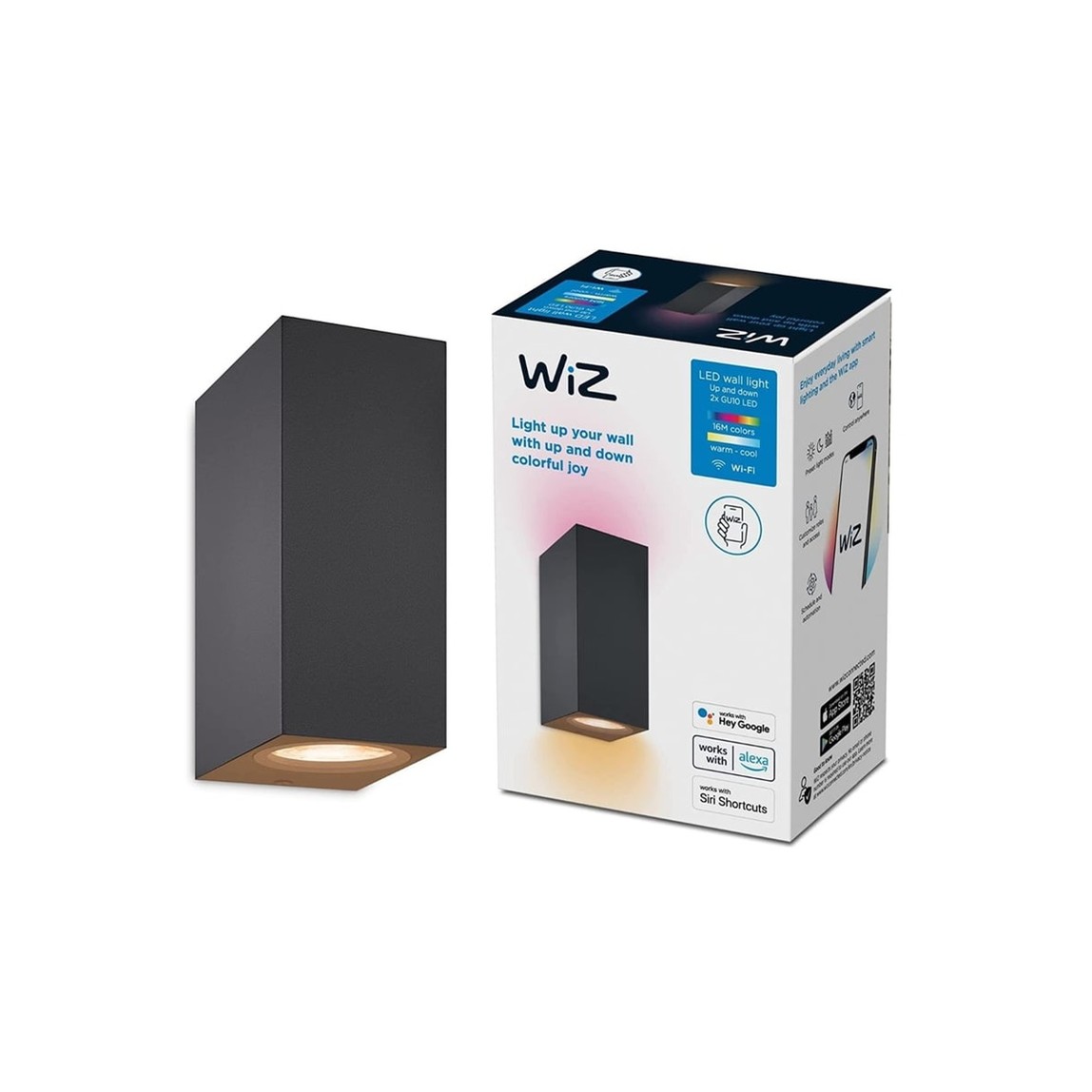    Wiz Updown 2x5W 22-65K Spot Siyah 