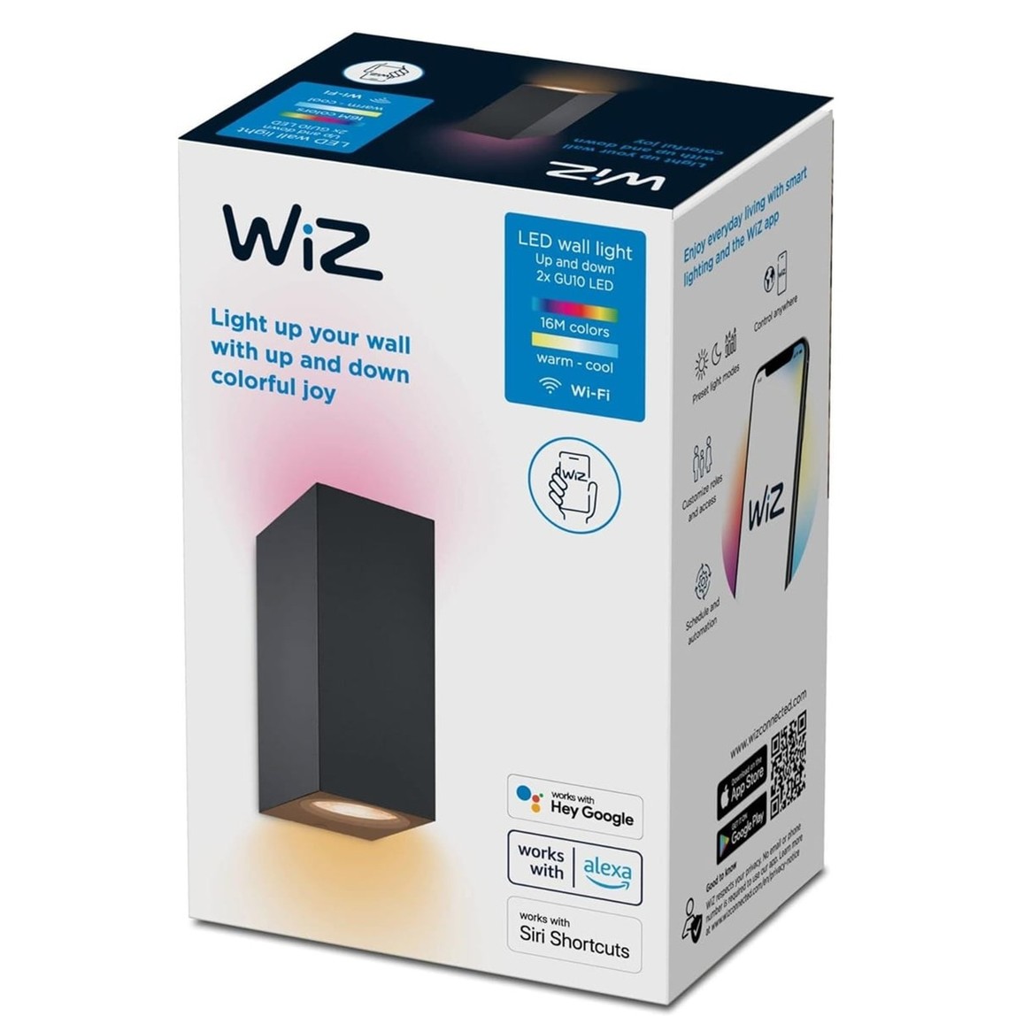    Wiz Updown 2x5W 22-65K Spot Siyah 