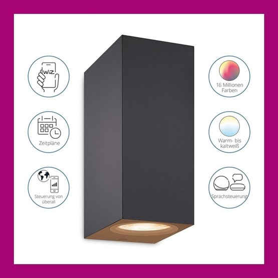 Wiz Updown 2x5W 22-65K Spot Siyah