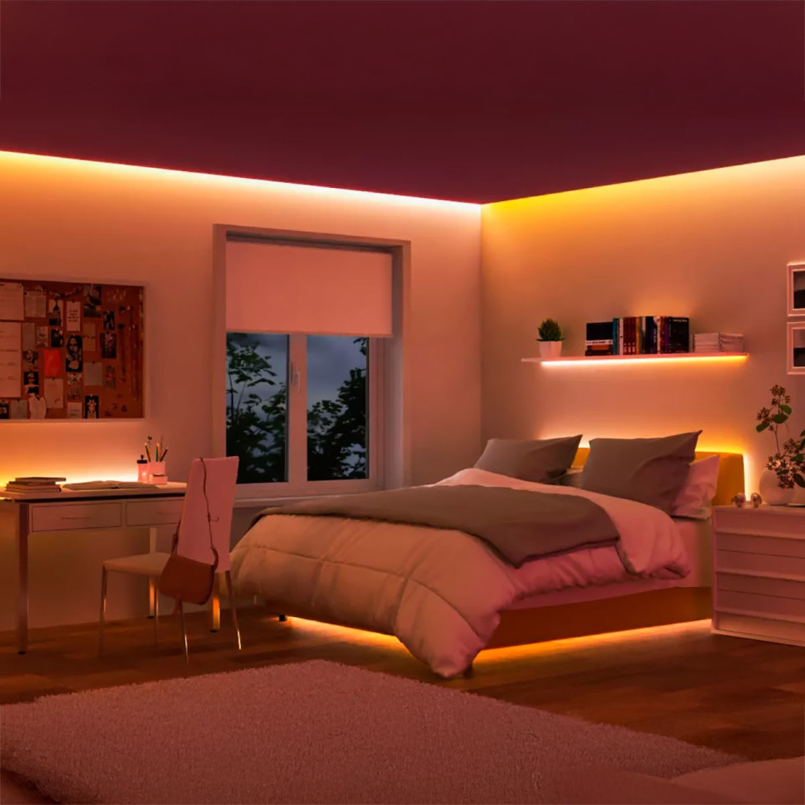    Wiz Akıllı Led Şerit Multicolor 5 Metre RGBIC 