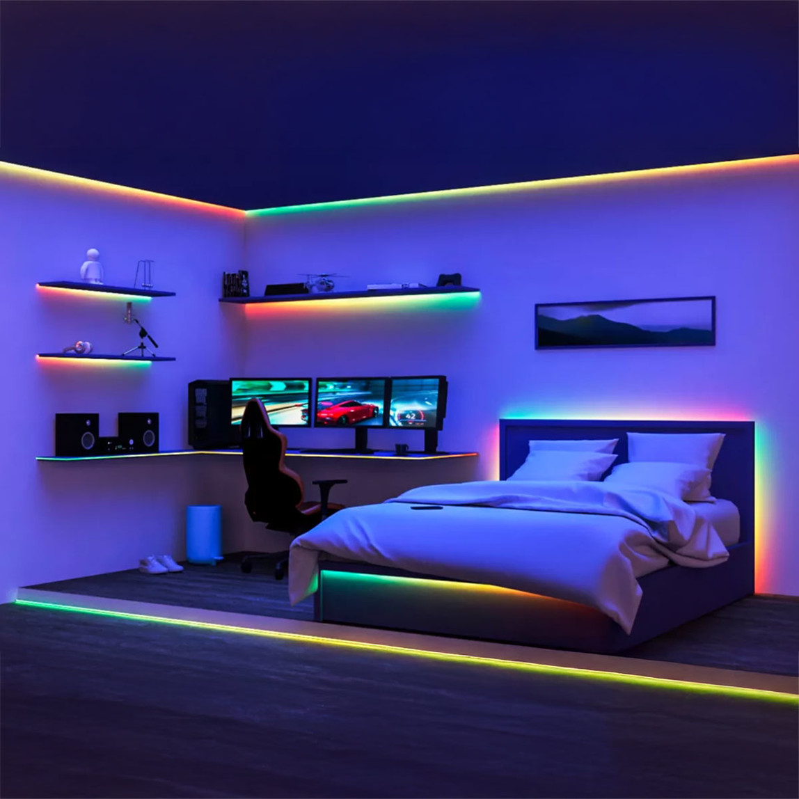    Wiz Akıllı Led Şerit Multicolor 5 Metre RGBIC 