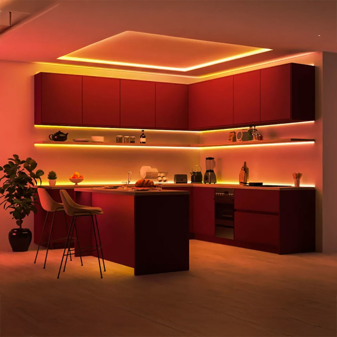    Wiz Akıllı Led Şerit Multicolor 5 Metre RGBIC 