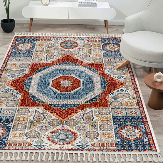 Crea AKK005 Azelya Halı Krem 120x180 cm