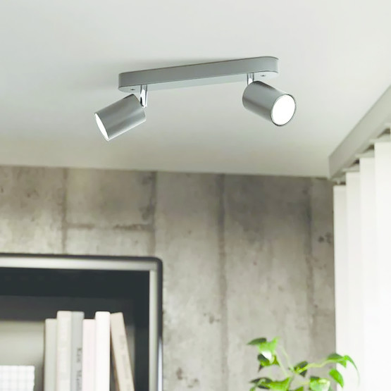 Eglo Reciso-E Siyah Çelik 2'li Spot