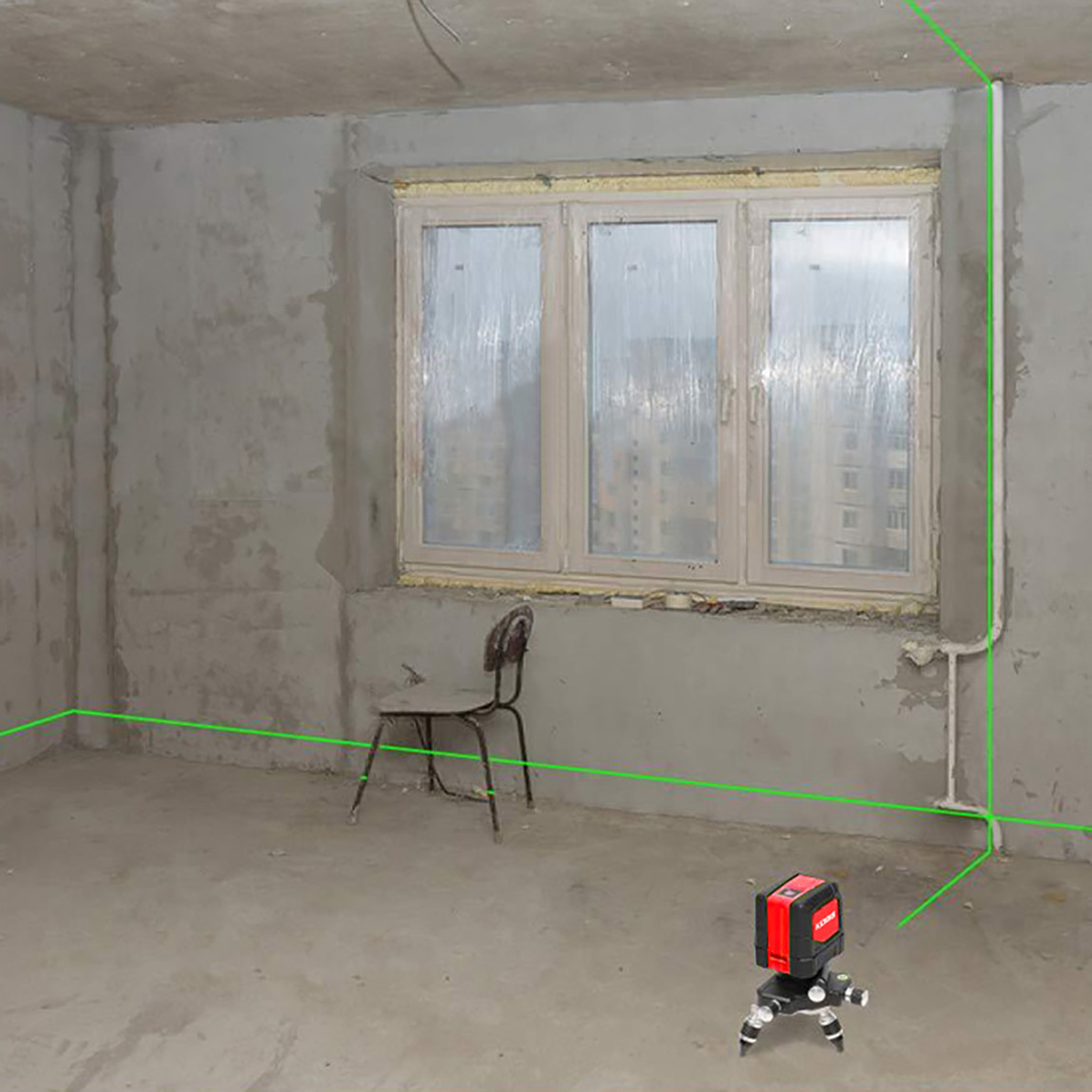    KOBB KBL2 Üç Eksenli Hassas Ayarlanabilir Lazer Hizalama Tripodu 