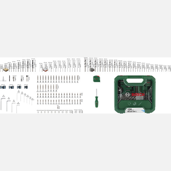 Bosch Dıy 126 Parça Aksesuar Seti