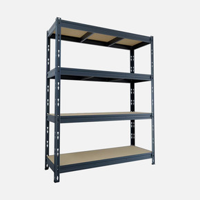 Regalux 4 Katlı Metal Raf Antrasit140x50x180 cm