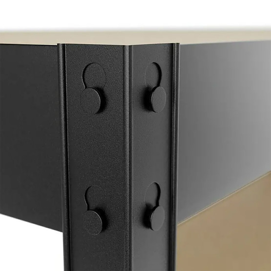 Regalux 4 Katlı Metal Raf Antrasit140x50x180 cm