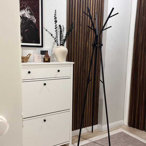 Tripod Portmanto Askılık Siyah