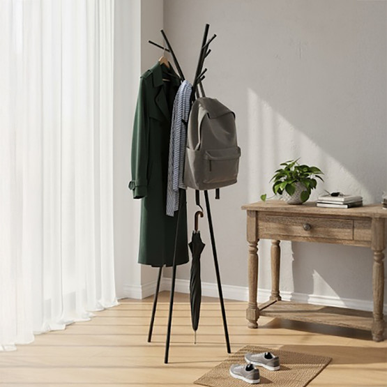 Tripod Portmanto Askılık Siyah