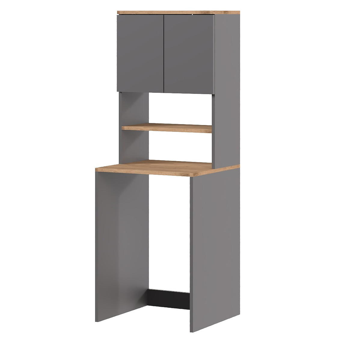    Fly Eva Çamaşır Makinesi Dolabı Antrasit 