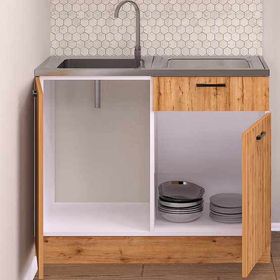 Fly Detroit Eviyeli Alt Dolap 100 cm