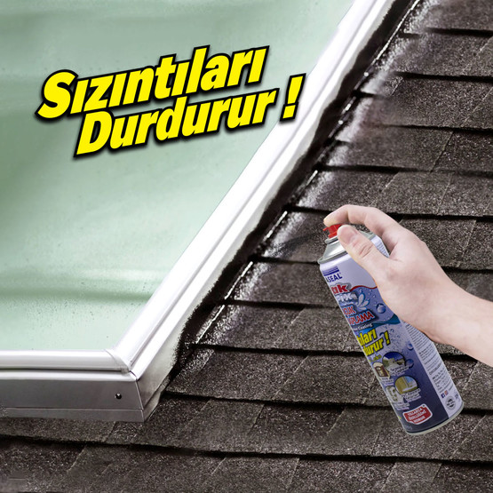 Vodaseal Leak Fix İzolasyon Spreyi Siyah Kauçuk 500ML  
