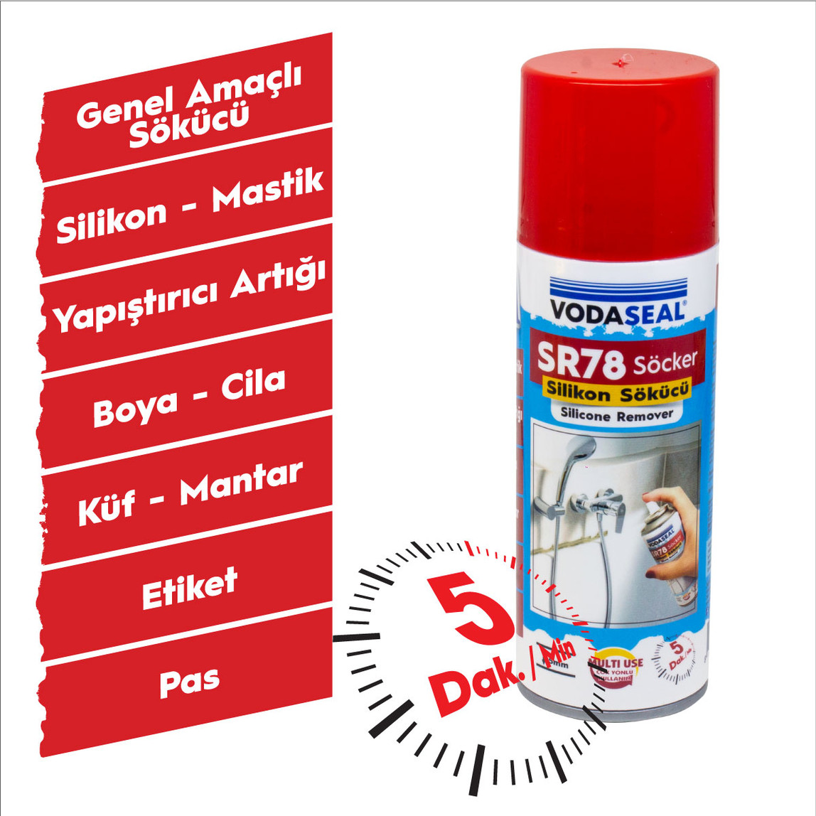    Vodaseal Sr78 Söcker Silikon Sökücü 200 ml 